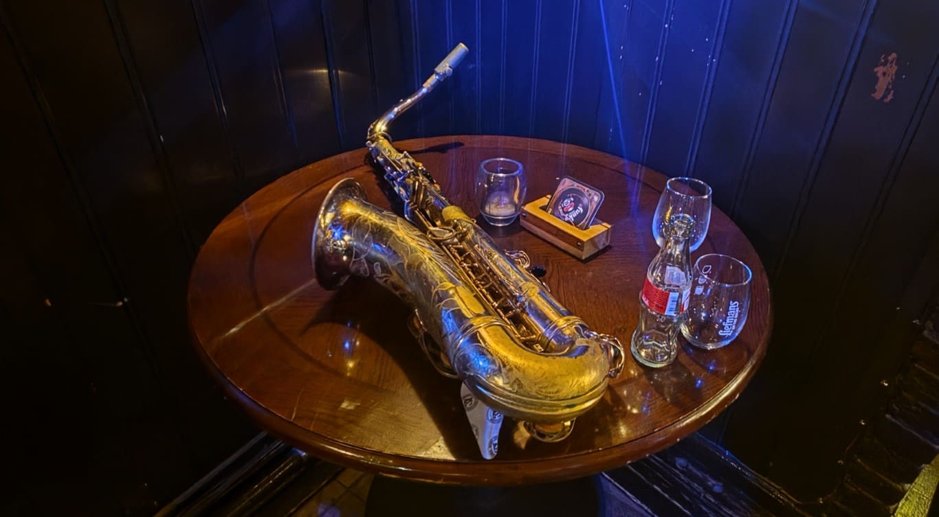 Kiers, Walter & van Sleen in de Café de Plantage