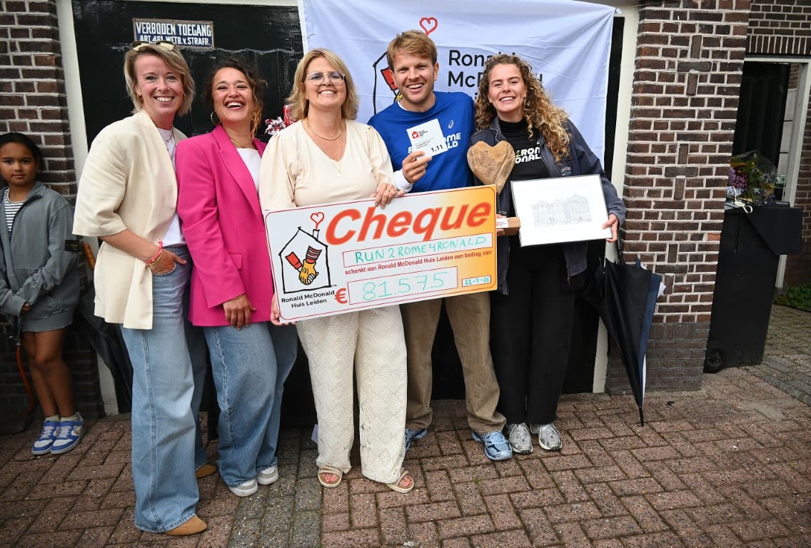David liep 51 marathons en schonk het Ronald McDonaldhuis 81.575 euro